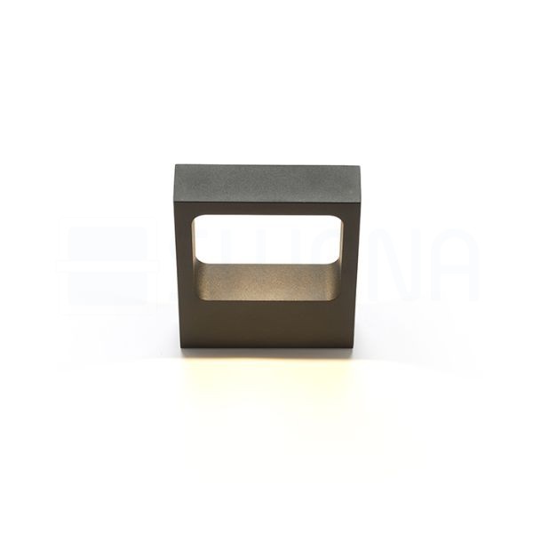 LEA fali lámpa fekete 230V LED 6W 3000K