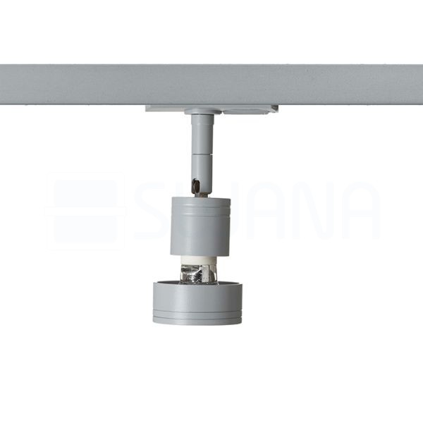 PURINA egyfázisú áramkörös sínre ezüstszürke  230V LED GU10 8W
