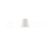 CONNY 15/15 lámpabúra  Polycotton fehér/fehér PVC  max. 28W