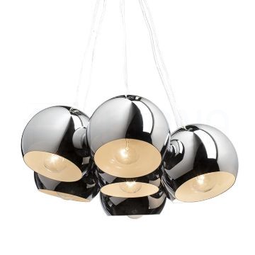 ASTROMET VII függő lámpa  króm 230V LED E27 7x11W