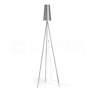 CONNY 15/30 asztali lámpaernyő Monaco galamb szürke/ezüst PVC max. 23W
