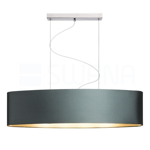 CASUAL 90/22 lámpabúra  Monaco benzin kék/ezüst PVC  max. 23W