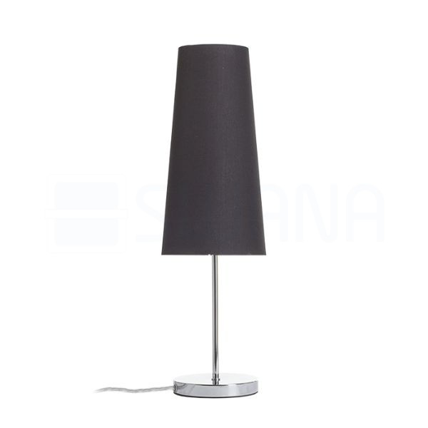 CONNY 15/30 asztali lámpaernyő Polycotton fekete/arany fólia max. 23W