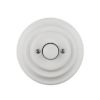 Fehér porcelán süllyesztett dimmer egyes porcelán kerettel
