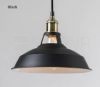 Fém Lámpabúra ipari matt fekete / fehér belső