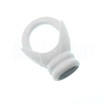 Lámpa tartógyűrű fehér - belső menetes 12mm