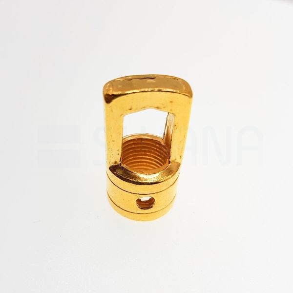 Lámpa tartógyűrű arany - belső menetes 14mm