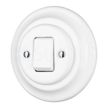 107-es porcelán billenőkapcsoló komplett kivitelben