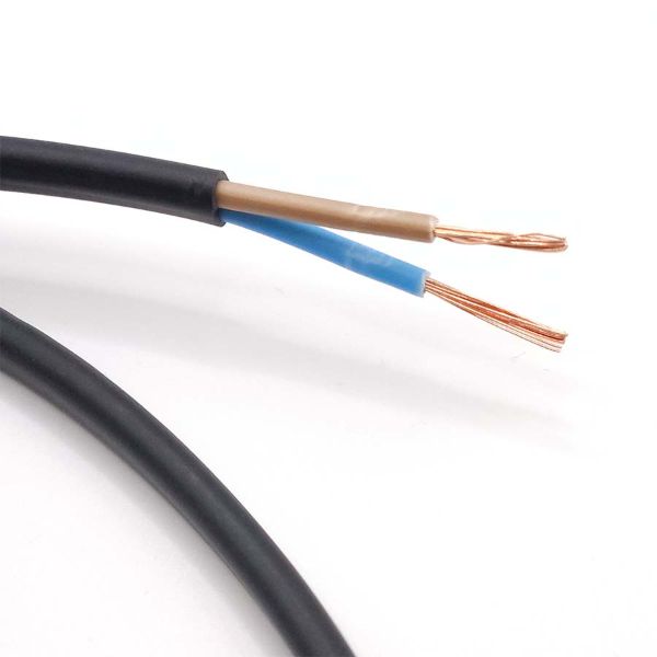 MT KÁBEL 2X0,75MM2 FEKETE PVC KÖPENYES RÉZ ERŰ SODROTT H03VVH2-F (MTL)