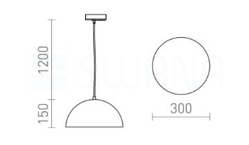 GLADYS 30 egy áramkörös sínre fekete/fehér 230V LED E27 15W