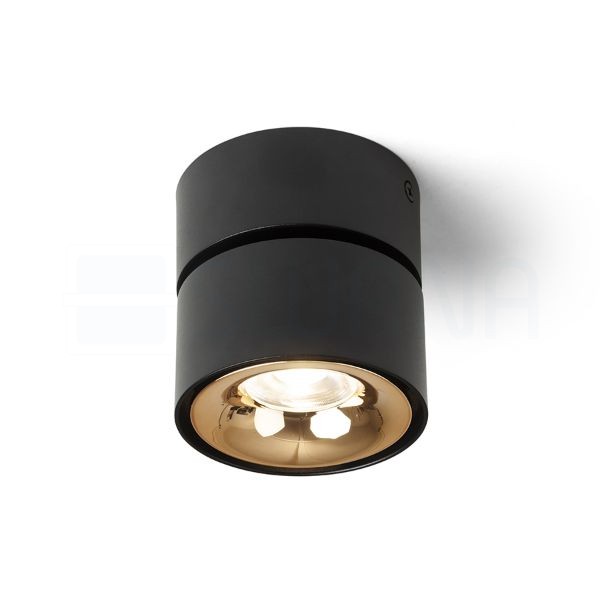 ALBANO felületre szerelhető fekete/aranysárga  230V LED 5W  3000K