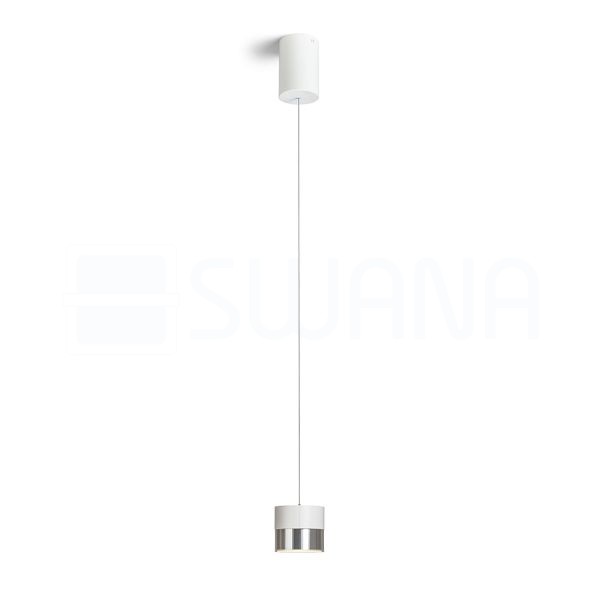 JUNIPER függő behúzható fehér króm 230V LED 15W 30°  3000K