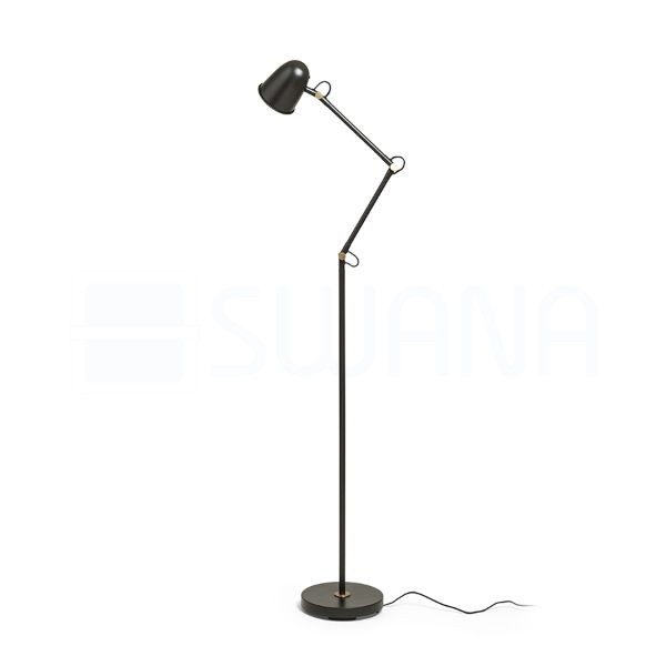 DANNY állólámpa fekete sárgaréz 230V LED E14 5W