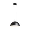 GLADYS 30 függő lámpa fekete/fehér  230V LED E27 15W