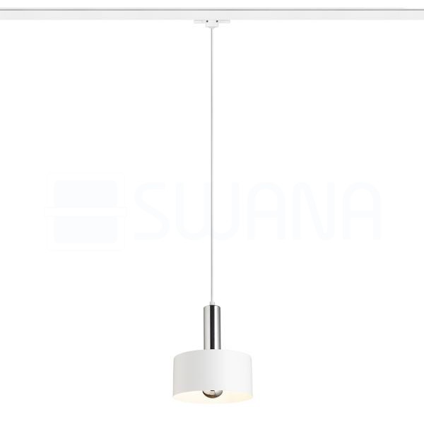GIULIA 20 három áramkörös sínre fehér króm 230V LED E27 15W