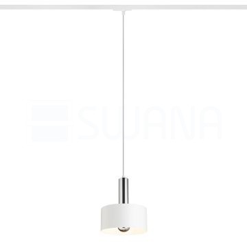 GIULIA 20 egy áramkörös sínre fehér króm 230V LED E27 15W