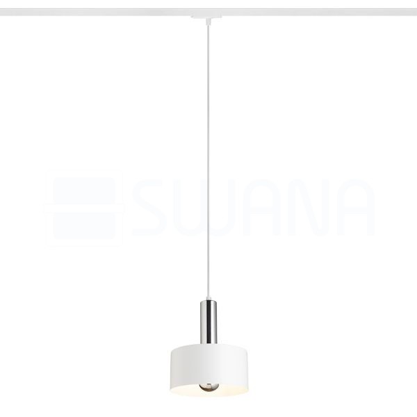 GIULIA 20 egy áramkörös sínre fehér króm 230V LED E27 15W