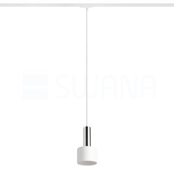GIULIA 12 egy áramkörös sínre fehér króm 230V LED E27 11W