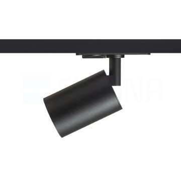 DUDE egyfázisú áramkörös sínre fekete  230V LED GU10 9W