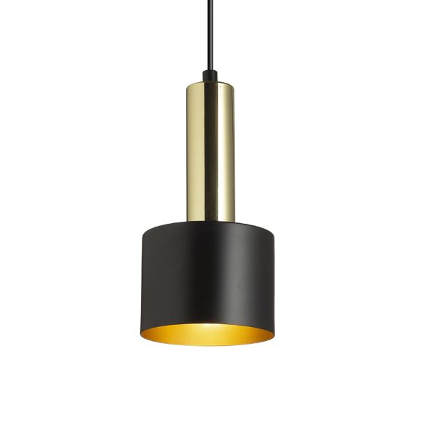 GIULIA 12 függő lámpa fekete/aranybarna sárgaréz 230V LED E27 11W