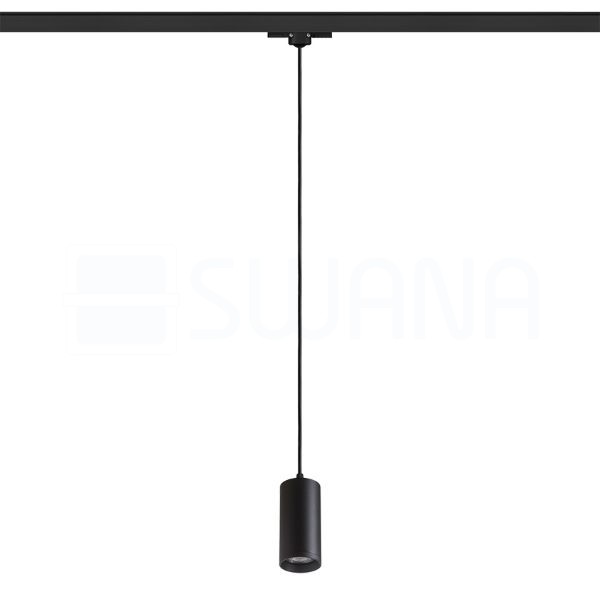 BELENOS háromfázisú áramkörös sínre függö lámpa fekete  230V LED GU10 9W