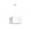 TEMPO 30/19 lámpabúra  Polycotton fehér/fehér PVC  max. 23W