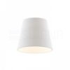 NIZZA 18/15 lámpabúra  Polycotton fehér/fehér PVC  max. 28W