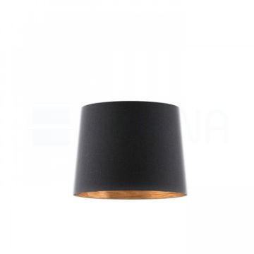 ASPRO 40/30 lámpabúra Polycotton fekete/réz fólia max. 23W