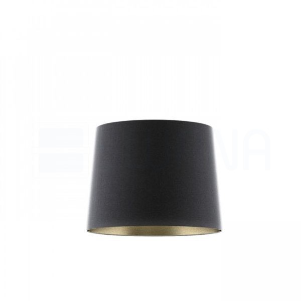 ASPRO 40/30 lámpabúra  Polycotton fekete/arany fólia  max. 23W