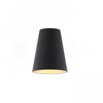 CONNY 25/30 asztali lámpaernyő Polycotton fekete/réz fólia max. 23W