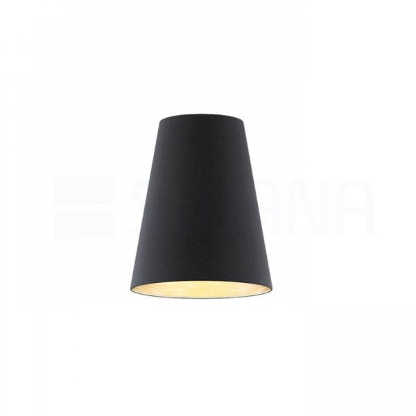 CONNY 25/30 asztali lámpaernyő Polycotton fekete/réz fólia max. 23W