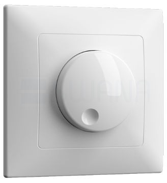Fehér süllyesztett fali dimmer 1000W terhelhetőséggel LED fényforrásokhoz
