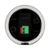 Porcelán USB‑C + USB‑A töltőmodul fekete előlapos kivitelben