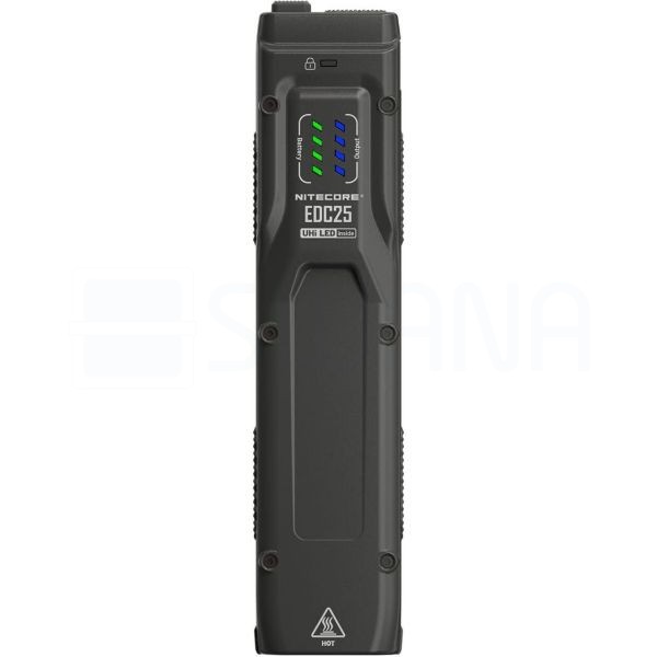 Nitecore Elemlámpa EDC25 (Beépített Li-ion) 2 x NiteLab UHi 20 (3000 lumen)