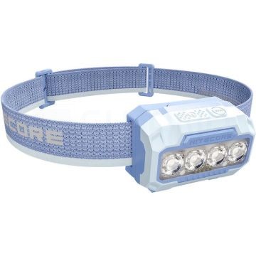 Nitecore Fejlámpa HA23UHE (3x AAA/akkumulátor) 4x MCT UHE LED (600 lumen) Kék