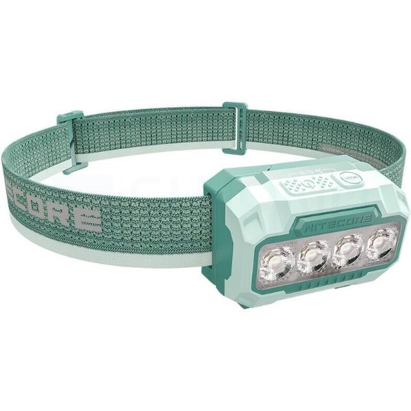 Nitecore Fejlámpa HA23UHE (3x AAA/akkumulátor) 4x MCT UHE LED (600 lumen) Zöld