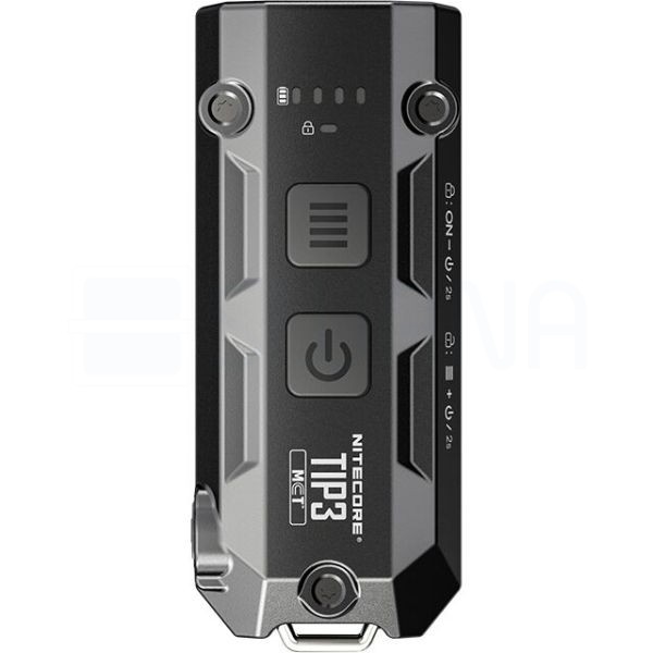 Nitecore Elemlámpa TIP3 (akkumulátoros) MCT UHE LED (720 lumen) Fekete